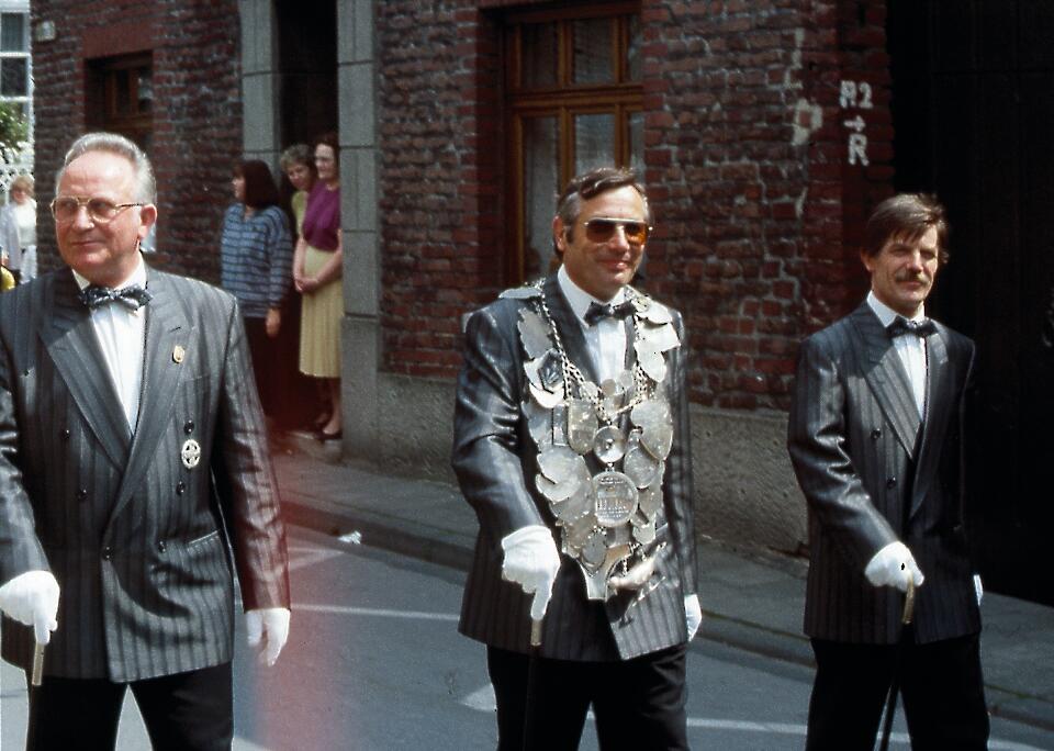 1991 König Hans-Jakob Gerads, Minister Ludwig Wimmers, Günther Gerads