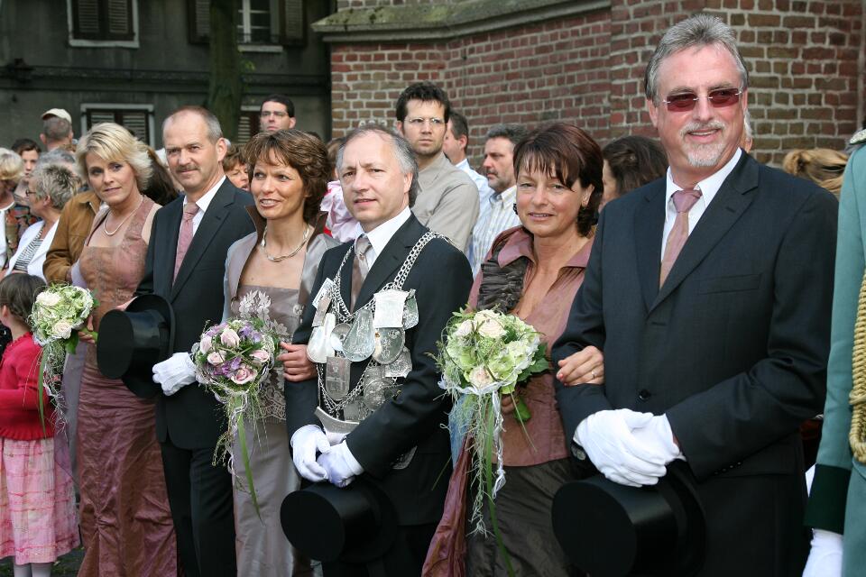 2007 König Hans Winkens, Minister Willi Roegels, Ralf Wolters